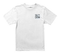 White Salty Crew Tried And True Short Sleeve T-shirt Weiß L Junge