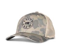 Sand Camo Salty Crew Watermark Retro Trucker Cap Beige