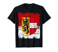 Salzburg Shirt Wappen Fahne Löwe Herren & Damen Salzburg T-Shirt