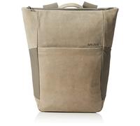 Salzen Vertiplorer Rucksack aus Nubukleder in der Farbe Weims Taupe, mit gepolstertem 16 Zoll Laptopfach, Volumen: 21 l, Größe: 43 x 17 x 48 cm, ZEN-PBP-001-751