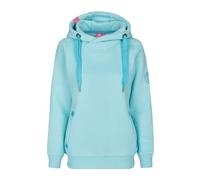 Salzhaut Damen Hoodie Pullover Sünn unifarben - Kapuzenpullover Pulli Sweater mit Kapuze in Aqua Größe 3XL
