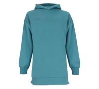 Salzhaut Damen Hoodie Reeg mit Seitenschlitzen - Unifarbener Kapuzenpullover in Reef Größe S