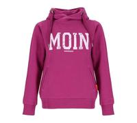 Salzhaut Damen Hoodie Sünn mit Moin-Print - Modischer Kapuzenpullover mit Kapuze mit Kordelband
