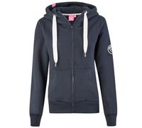 Salzhaut Damen Kapuzen-Sweatjacke Sööte - Kapuzenjacke Hoodie Shirtjacke mit Kapuze mit Kordelzug in Navy Größe XXL