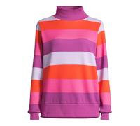 Sweatshirt SALZHAUT "Sweatshirt REDD", Damen, Gr. L, lila (plum, fiesta, flieder, pink), Obermaterial: 80% Baumwolle CO. 20% Polyester PES., Sweatshirts Sweatshirt (97332117-L) plum, fiesta, flieder,