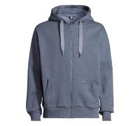 Salzhaut Herren Sweatjacke Breker mit Kapuze - Hoodie-Jacke mit bequemen Schnitt in Jeansblau Größe XXL