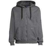 Sweatjacke SALZHAUT "Sweatjacke BREKER", Damen, Gr. 3XL, grau (anthra), Obermaterial: 55% Baumwolle CO. 45% Polyester PES., Sweatjacken Sweatjacke (74862452-XXXL) anthra