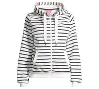 Salzhaut Sweatjacke SÖÖTE - RINGEL Navy Offwhite, S Maritimer Kapuzenpullover Gestreift