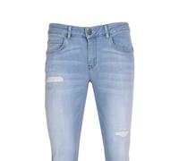 SAM Damen Skinny Jeans 5-Pocket Jeans light blue oder dark blue Lift Effekt, Größe:31/32, Jeansfarbe:Light Blue Wash