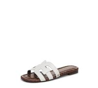 Sam Edelman Damen Bay Schiebe-Sandalen, Sattel Vaquero aus Leder, Weiß, 35 EU