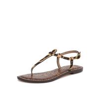 Sam Edelman Damen Gigi Flat Sandal, Cyprus Tan Leopard Multi, 39 EU