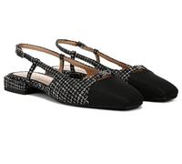 Sam Edelman Damen Kara Ballerinas, Black Boucle Multi, 38 EU