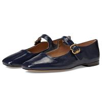 Sam Edelman Damen Michaela Stud Mary Jane Flat, Mitternachtsblaues Lackleder, 36 EU