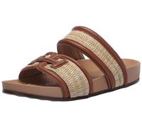 Sam Edelman Rowan Damen-Sandalen, Dark Natural/Rich Cognac, 37.5 EU