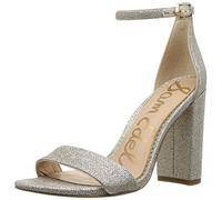 Sam Edelman Damen Yaro Sandale mit Absatz, Hellgoldenes Glam Mesh, 39.5 EU