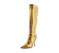 Sam Edelman Elia Overknee-Stiefel für Damen, Medaillon Gold Snake, 37 EU