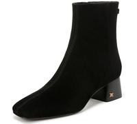 Sam Edelman Paige Stiefelette für Damen, Schwarzes Wildleder, 40 EU
