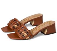 Sam Edelman Waylon Damen-Sandalen mit Absatz, Braun Multi, 39 EU