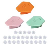 Samamoca 3 Stück Magnetic Seam Guide for Sewing Machine, Polygonale Saumhilfe, Magnetische Nahtführung Multifunktionswerkzeug, Multifunktionale Nahtführung Säumer Mit Skala Nähwerkzeuge