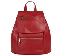 Samantha Look City-Rucksack Echt Leder Damen 017743 Made in Italy, Funktionales Design, Durchdachte Aufteilung