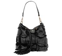 Samantha Look Handtasche Echt Leder Damen 021325 Made in Italy, Vintage Schultertasche mit Falzmuster, Umhängetasche mit Smartphonefach