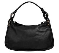 Samantha Look Handtasche Echt Leder Damen 021854 Made in Italy, Smartphonefach, geräumige Umhängetasche