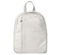 Samantha Look Rucksack Echt Leder Damen 021686 Made in Italy, Moderner City Rucksack mit Hauptfach, Einsteck- und Reißverschlussfächern