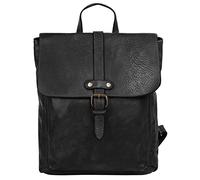 Samantha Look Rucksack Echt Leder Damen | Made in Italy, City Daypack mit Magnetverschluss, Kleiner Lederrucksack mit Tragegriff | 021380