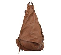 Cityrucksack SAMANTHA LOOK Gr. B/H/T: 30cm x 25cm x 10cm, braun (cognac), Rindsleder, Leder, unifarben, Rucksäcke, echt Leder, Made in Italy (82464819-0) cognac