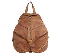 Samantha Look Rucksack Echt Leder Damen Vintage Backpack im Used-Look, City-Rucksack