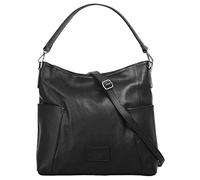 Samantha Look Shopper Echt Leder Damen 020620 Made in Italy, Verstellbarer Gurt, Geräumige Fächer, Modisches Design