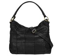 Shopper SAMANTHA LOOK B/H/T: 40 cm x 30 cm x 7 cm onesize, schwarz Damen Taschen Handtaschen echt Leder, Made in Italy B/H/T: 40 cm x 30 cm x 7 cm onesize schwarz