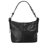 Samantha Look Umhängetasche Echt Leder Damen 017786 Made in Italy | klassische Crossbody | geräumige Schultertasche mit verstellbarem Gurt