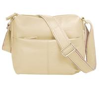 Samantha Look Umhängetasche echt Leder Damen | Made in Italy, Handtasche mit Smartphonefach, Schultertasche mit Tragegurt | 021209