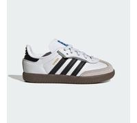Samba OG Kids Schuhe, Komfortverschluss, elastische Schnürsenkel White / Core Black / Gum 23