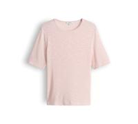 Opus Fashion Damen T-Shirt Sambi Gestreift ECOVERO Viskosemix Slim Fit Rosa Größe 38