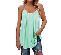 Same Day Angebote Sale Basics Damen Tank Top Oversize Longweste Große Größen Blusentop Aermellos Tshirt Sommer Weiß Luftiges Oberteil Baumwoll Stretch Long Strickpullover Ohne Träger Schwarz