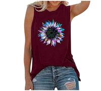 Same Day Angebote Sale Rippshirt Damen Kurzarm Tanktops Frauen Bunt One Shoulder Tops Sommer Ärmellos Tshirt Ohne Ärmel Shirt Große Größen Ausgefallene Kleider Elegante 52 54 Top Weiss Bauchfrei