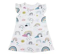 SAMGU Mädchen Nachthemd Rüschen Sleeve Kinder Nightdress Sommer Nachtkleid Rosa fur 3-8 Jahre Prinzessin Nachtwäsche