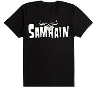 Samhain Band T-Shirt Funny Birthday Cotton Tee Vintage Gift for Men Black S