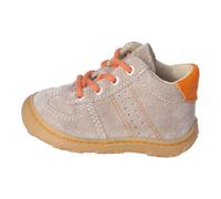 PEPINO - Schnür-Lauflernschuhe SAMI VELOUR in tundra/orange Gr.23