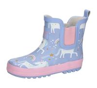 Lico Jungen Unisex Kinder Samira Gummistiefel, Blau/Rosa, 30 EU