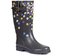 Samira Damen Gummistiefel Wasserdicht Camping Outdoor Festival Gummistiefel, Gnseblmchen-Muster, 39 EU