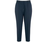 SAMOON - 7/8 Hose mit Nadelstreifen Greta navy - Gr. - 48