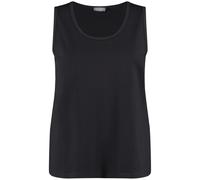 SAMOON - Basic Top schwarz - Gr. - 48