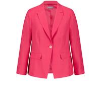 SAMOON - Blazer aus Viskose-Leinen-Mix barberry red - Gr. - 46