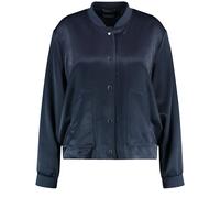 SAMOON - Blouson aus Satin dark lake blue - Gr. - 46