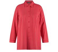 SAMOON - BLUSE 1/1 ARM lipstick red gemustert - Gr. - 52