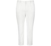 SAMOON - 7/8 Hose aus Baumwoll-Stretch Greta white - Gr. - 44