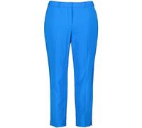 Samoon Damen Gepflegte 7/8 Hose Greta unifarben 7/8 Länge Digital Blue 52